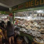 Various storefronts are located at the Dried Fish Section of the Naga City People's Mall