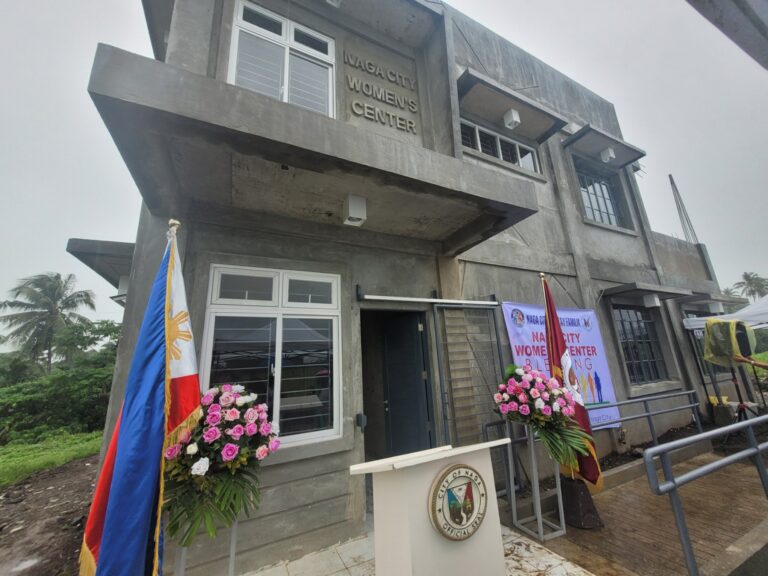 AN bagong Naga City Women’s Center na maserbing women shelter para sa mga babaeng inaabuso sa kanya-kanyang pamilya.