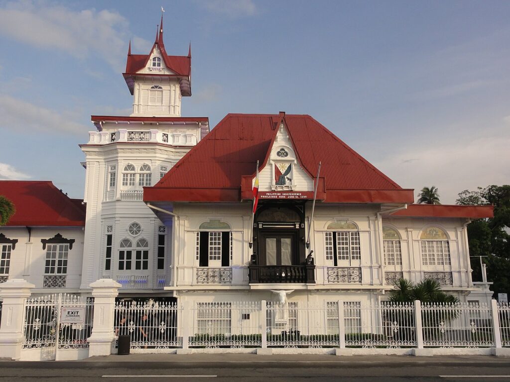 Front view of Aguinaldo House in Kawit, Cavite as of June 11, 2015. The national shrine is known for being the place of Philippine declaration of independence by Emilio Aguinaldo on June 12, 1898.