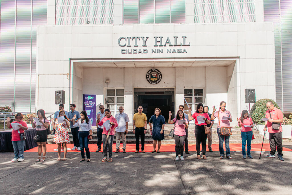 FILE PHOTO: Persons with Disabilities Oathtaking during the Flag Ceremony last July 10, 2023.