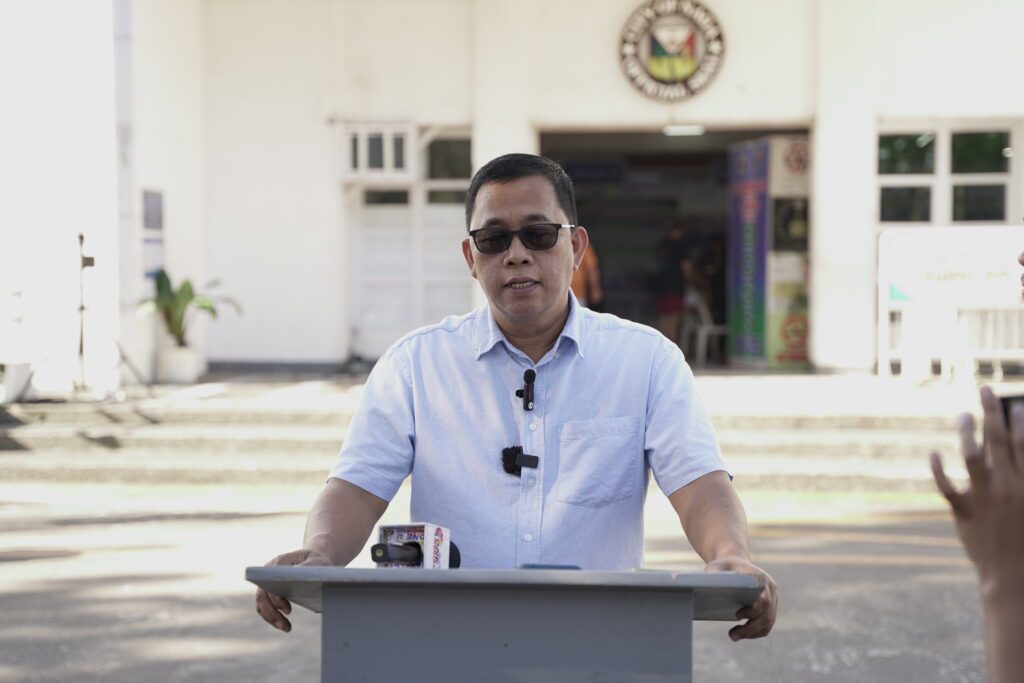 Mayor Son Legacion on his regular Monday interviews with the media